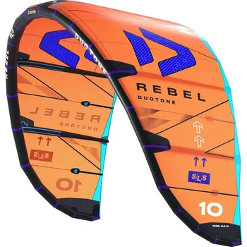 Drak pro kitesurfing kite DUOTONE Rebel SLS 11 PO TESTU Orange/Blue one size One Size