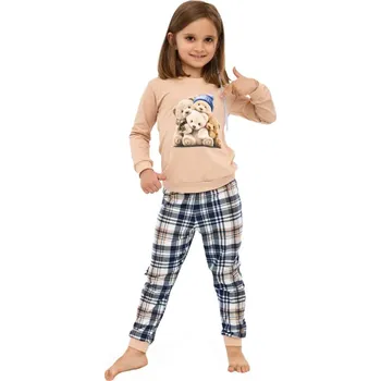 Dívčí oblečení CORNETTE Dívčí pyžamo Cornette 592/187 Bears - 158/164