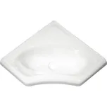 Rohové umyvadlo Comet mini 1, 34,5 × 34,5 × 12 cm