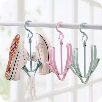 Kolíček na prádlo Otočný věšák na boty – zelený (27 × 16 cm) (VSK3)