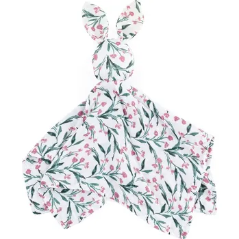 usínáček Petite & Mars Mazlíček bambusový mušelínový Hugo 0 m+ Petite&Mars Pink Meadow