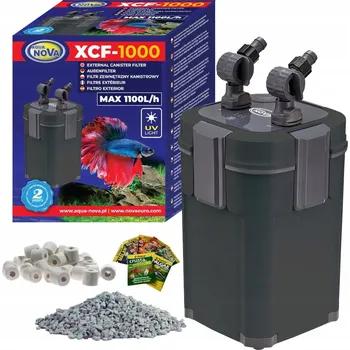Akvarijní filtr Aqua Nova XCF-1000 Vnější akvarijní filtr do 200l akvária