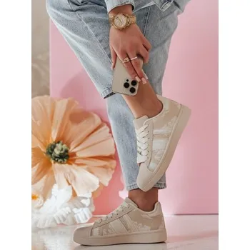 Dámské tenisky Dámské tenisky na platformě LUCIOS béžové