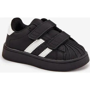 Dívčí tenisky Boto Dětské Sportovní Boty Sneakersy Z Eko Kůže Renel Barva: Černá, Velikost: 31