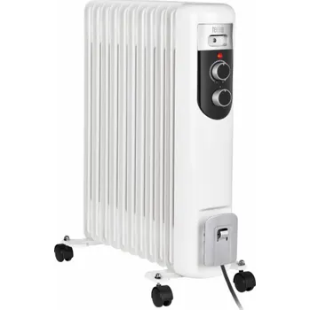 Olejový radiátor Teesa TSA8049 Elektrický olejový ohřívač bílý 2500 W