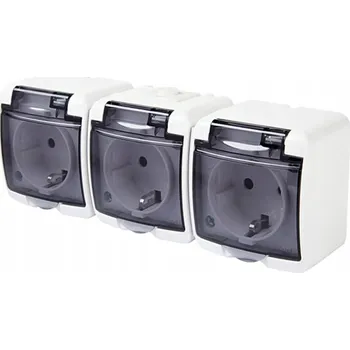 Elektrická zásuvka Elektrická Zásuvka Aqua Star bílá