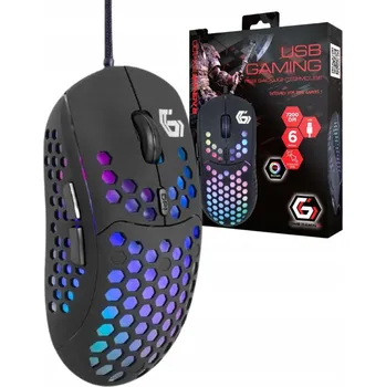 Myš GEMBIRD GAMINGOVÁ MYŠ USB S RGB PODSVÍCENÍM RAGNAR RX400, 6 TLAČÍTEK