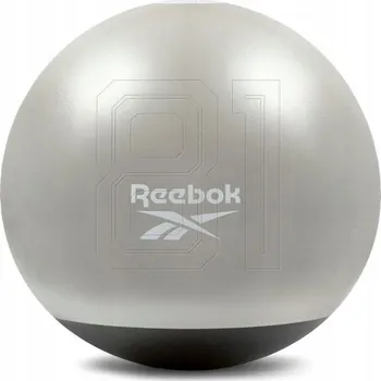 Gymnastický míč Klasický míč Reebok 65 cm, odstíny šedé