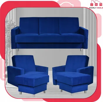 Sedací souprava Sedací souprava Family Meble modrá
