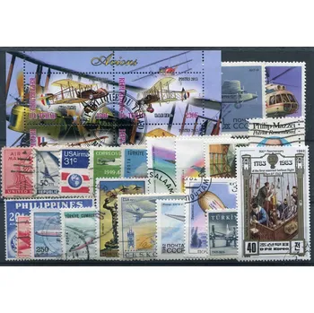 Poštovní známka TGW.cz Sestava poštovní známky - Letectví - 25 ks