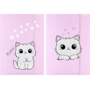 Aktovka s gumičkou A4 Kočička plyšová STARPAK 559723