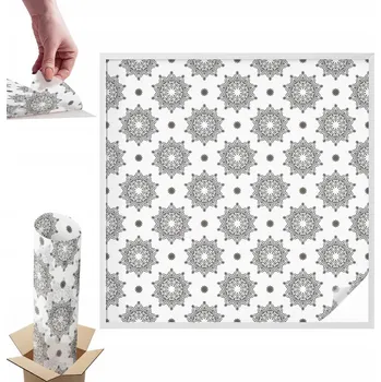 Okenní dekorace Fólie mléčná hotová 100 x 100 cm