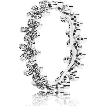 Šperk PANDORA prsten Oslňující sedmikrásky 58