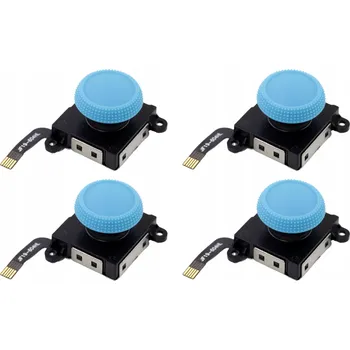 Herní konzole 4X MODRÝ ANALOGOVÝ OVLADAČ JOY-CON S HALLOVÝM EFEKTEM PRO NINTENDO SWITCH LITE OLED