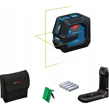 Měřící laser KŘÍŽOVÝ LASER ZELENÝ PAPRSEK SAMONIVELAČNÍ BOSCH