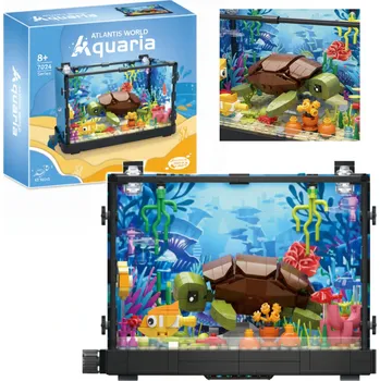 ostatní stavebnice Lebula Stavebnice 753 el.kusů želví akvárium