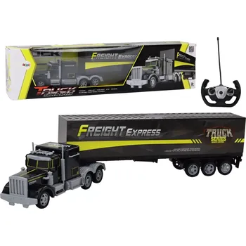 RC model auta LEAN Toys 17624 kamion na dálkové ovládání žlutý