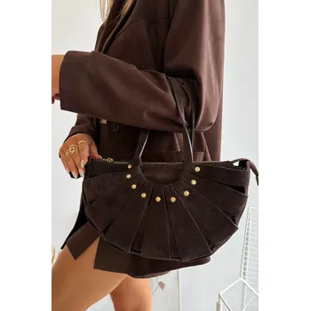 Kabelka Boto Kabelka Z Přírodního Semiše Tialine Barva: Béžová, Velikost: ONE SIZE