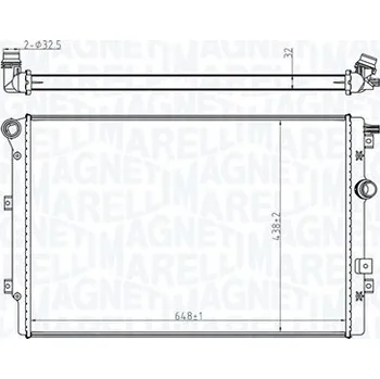 Chladič motoru Chladič, chlazení motoru MAGNETI MARELLI 350213196800