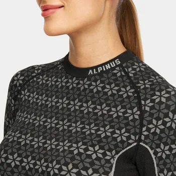 Dámské spodní prádlo Alpinus Dámské termoaktivní prádlo Verbier Set šedé - S