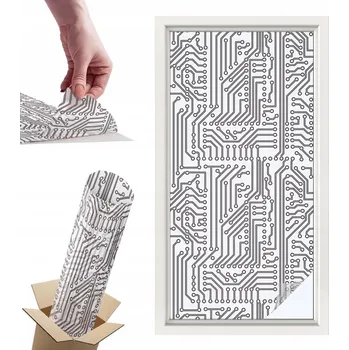 Okenní dekorace Fólie mléčná hotová 100 x 50 cm