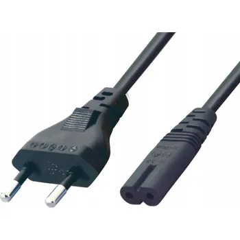 Napájecí kabel Home N 11/VDE napájecí kabel, 1,5 m, H03VVH2-F 2x0,5 mm2, max. 500W