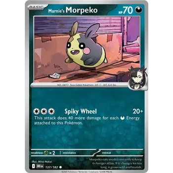 Sběratelská karetní hra Marnie's Morpeko 137/182 - Destined Rivals Typ karty: Non-Holo