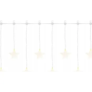 Vánoční dekorace Světelný řetěz Emos 84 cm do sítě bílý