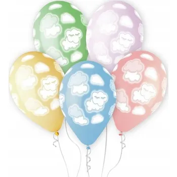 Balónek Latexové balónky Ge.Ma.R. 33 cm, vícebarevné, 5 kusů