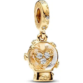 Přívěsek PANDORA přívěsek Sněžítko se srdcem a sněhovými vločkami