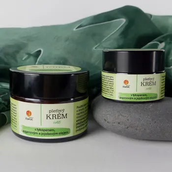 Tělový balzám Pleťový krém SVĚŽÍ velké balení (Pleťový krém svěží s lykopenem a arganovým olejem)