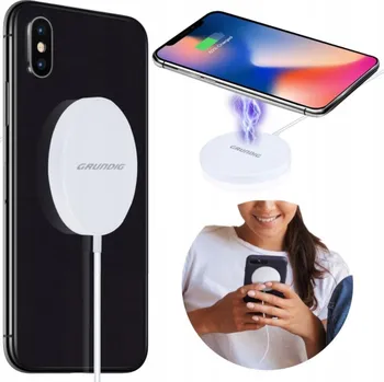 Bezdrátová indukční nabíječka pro telefon rychlá QI Safe GRUNDIG