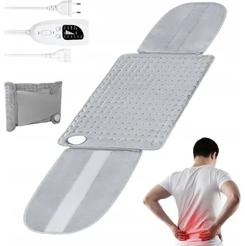 Polštář VYHŘÍVACÍ PODLOŽKA 126X30CM 6 TEPLOTNÍCH NASTAVENÍ 4 ČASOVAČE PRO ZAHŘÁTÍ ZAD, BŘICHA