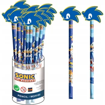 Grafitová tužka Tužka s gumou Sonic the Hedgehog HB