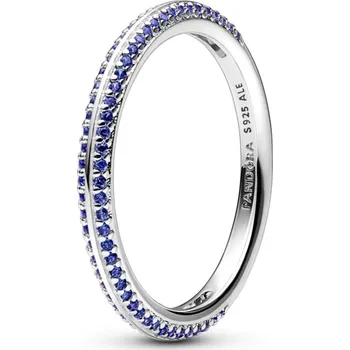 Prsten PANDORA prsten Modré pavé 48