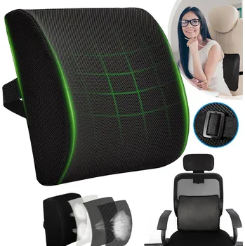 Polštář Ortopedický Polštář pod Záda do Kancelářské Židle Pohodlná Metoda McKenzie