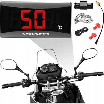 Domácí teploměr UKAZATEL TEPLOTY TEPLOMĚR MOTOCYKL LCD KOSO