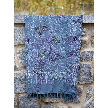 Šátek Sarong šedomodrý