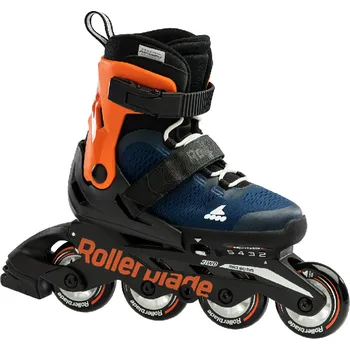 Kolečkové brusle Brusle Rollerblade MICROBLADE - 175, blue/orange