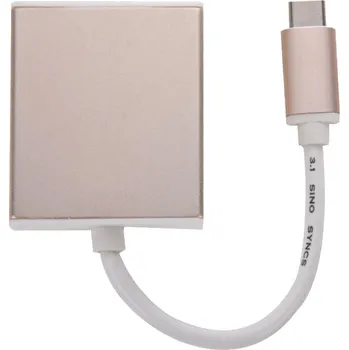 Video kabel Přepojka / adaptér USB-C na DVI 24+5 pro Apple zařízení - 10cm