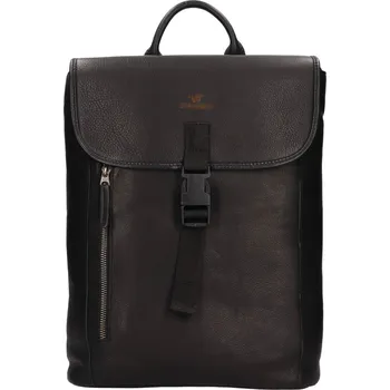 Městský batoh Kožený trendy batoh Mustang Manet - černá