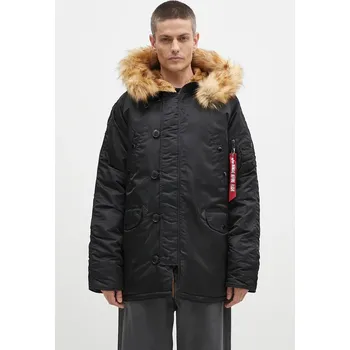 Bunda Alpha Industries PARKA N3B VF 59 103141 03, L, černá, 99X