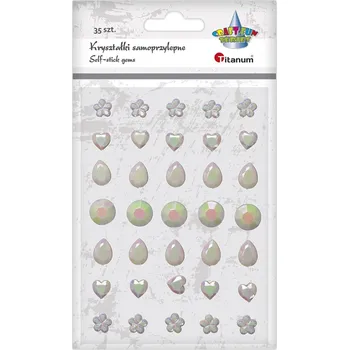 Samolepící dekorace Samolepky 3D, kamínky, MIX MOTIVŮ A VELIKOSTÍ, rozměr archu 13x10cm, 1arch