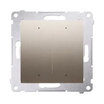 vypínač Jednoduchý dotykový vypínač Kontakt Simon, zlatý DEK1W.01/44