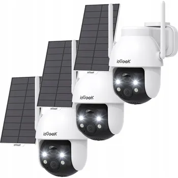 IP kamera WIFI IP SMART KAMERA VENKOVNÍ OTOČNÁ 3MPX 2K 4xZOOM PRO MONITORING 3KS