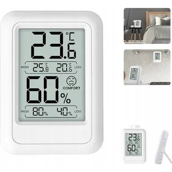 Domácí teploměr PŘESNÝ ELEKTRONICKÝ BEZDRÁTOVÝ TEPLOMĚR DO POKOJE