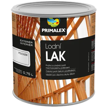 Lak na dřevo Primalex lodní lak POLOLESK 2,5l