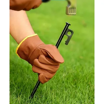 kempingová židle Stanový kolík 30 cm – zesílený ocelový kolík s rychlo-úchytovým okem (KMP6)