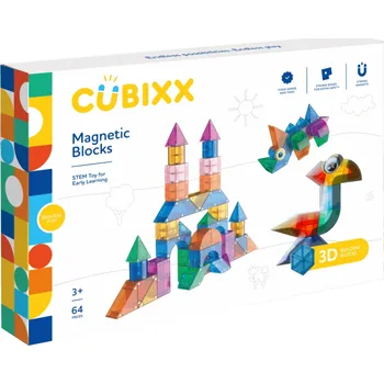 ostatní stavebnice Cubixx Magnetické kostky - Cubixx Creative Pack 64 ks
