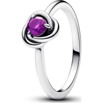 Prsten PANDORA prsten Fialový kruh věčnosti 48